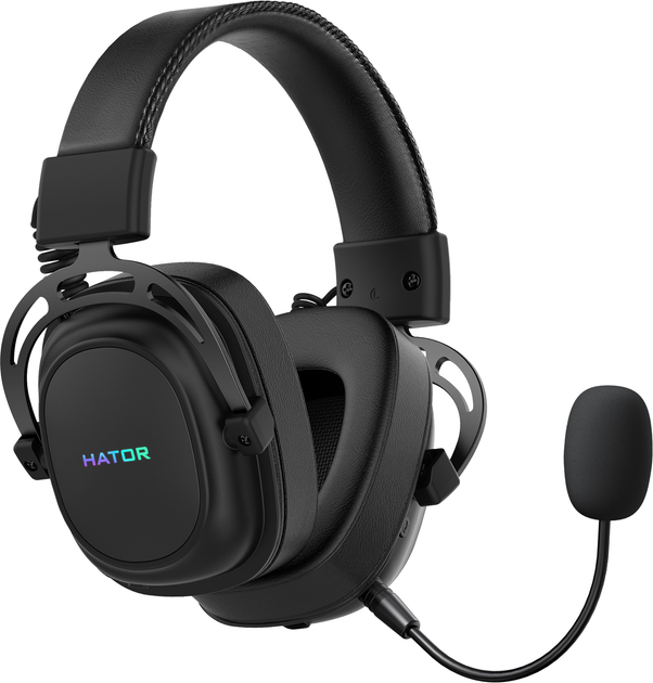 Акція на Навушники Hator Hypergang 2 Wireless Tri-Mode Black (HTA-950) від Rozetka