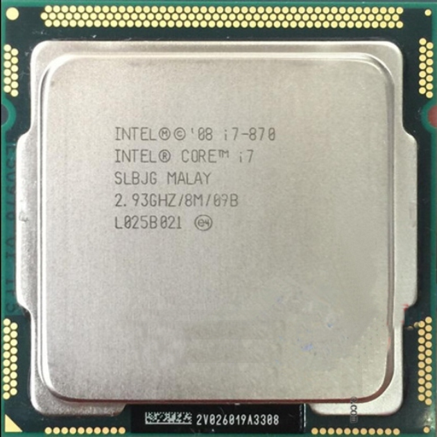 Процессор Intel Core i7-870 2.93-3.6 GHz, LGA1156 95W Б/У – фото ...