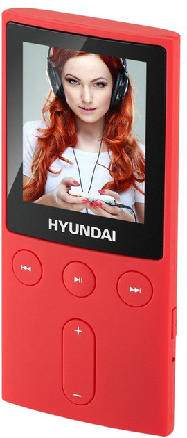 Odtwarzacz mp3 Hyundai MPC 501 GB4 FM R Czerwony (HY-MPC501GB4FMR) - obraz 2