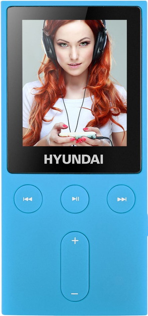 Odtwarzacz mp3 Hyundai MPC 501 GB4 FM BL Niebieski (HY-MPC501GB4FMBL) - obraz 1