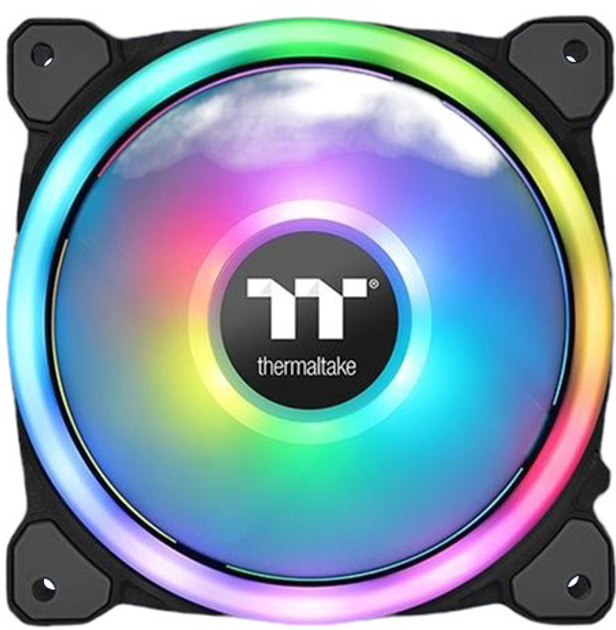 Zestaw wentylatorów Thermaltake Riing Trio 12 RGB Radiator Fan TT Premium Edition Black (4711246873506) - obraz 2