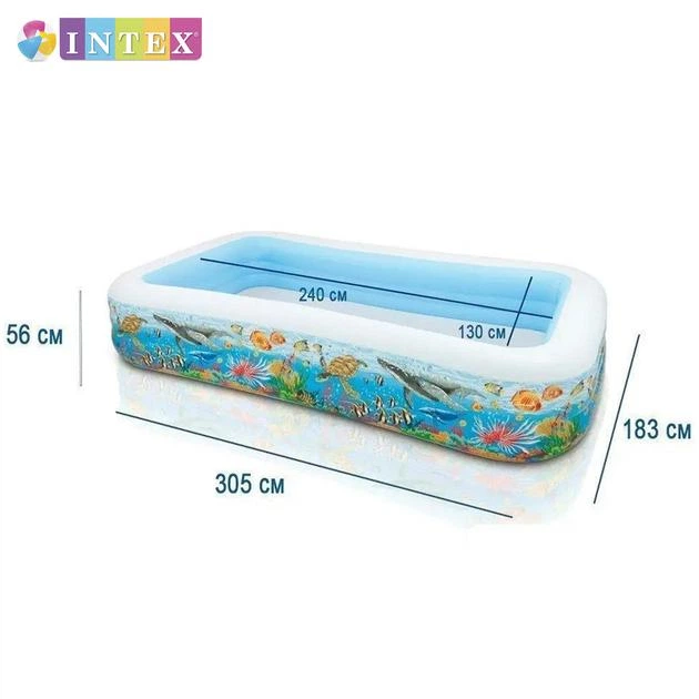 Надувной бассейн Intex 1020л, 305х183х56 см (58485) - изображение 2