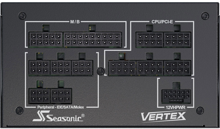 Блок питания Seasonic VERTEX GX-1000 ATX 3.0 1000W Black (4711173877714) - изображение 5