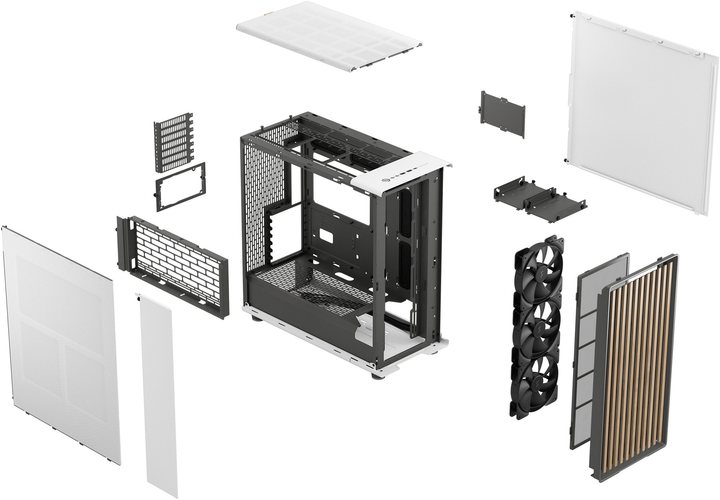 Корпус Fractal Design North XL Chalk White (FD-C-NOR1X-03) - изображение 20