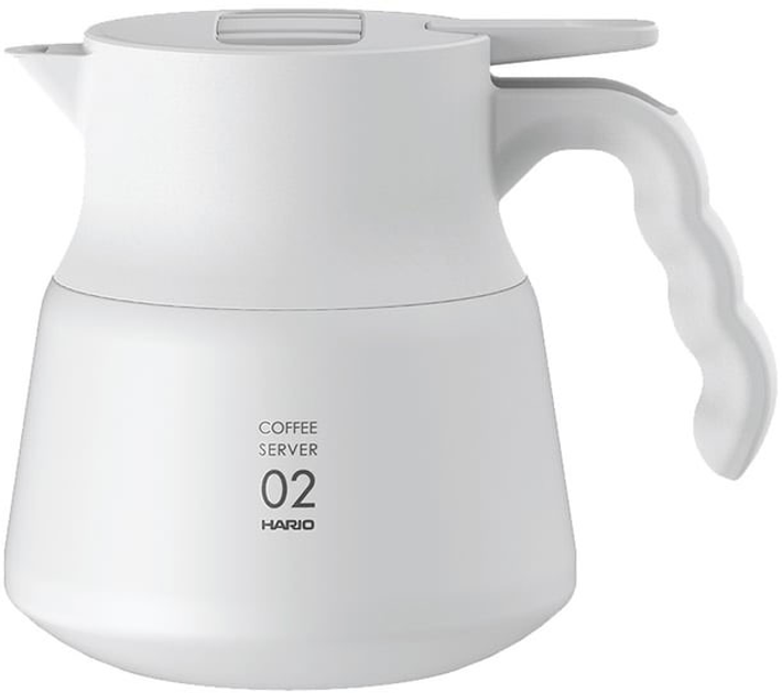 Zaparzacz do kawy Hario V60-02 Plus ze stali nierdzewnej Biały 600 ml (4977642220034) - obraz 1