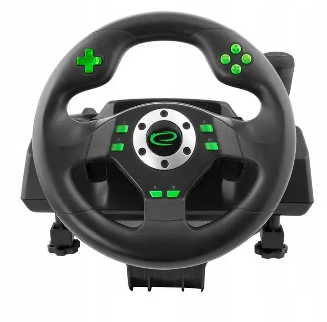 Ігрове Кермо Esperanza Wheel EGW101 Black USB PC/PS3 - зображення 6