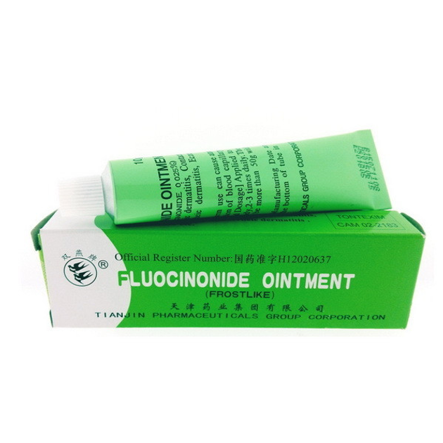 Флуоцинонидная мазь для исцеления дерматитов, экземы, псориаза 10 гр. Fluocinonide ointment H12020637 - изображение 1