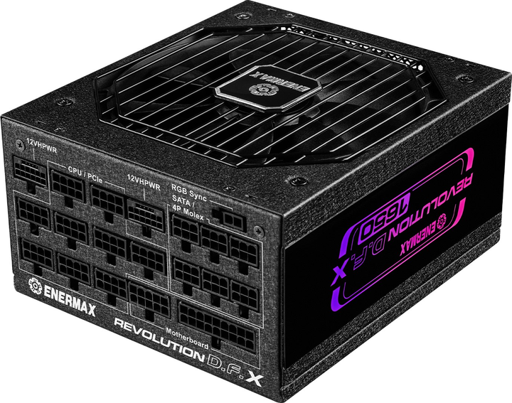 Zasilacz Enermax Revolution D.F.X 1650 ATX 3.0 1650W Black (ERT1650EWT) - obraz 3