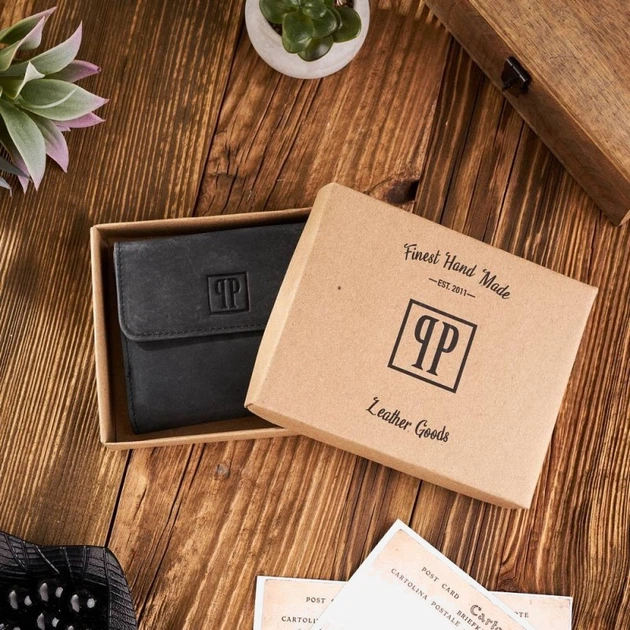 Гаманець жіночий шкіряний Paolo Peruzzi T-11 Чорний (5904365070201) - зображення 5