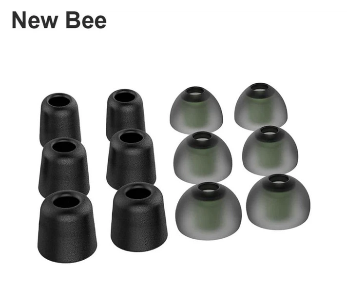 Амбушюры силикон и пена NEW BEE комплект 6 пар - изображение 4