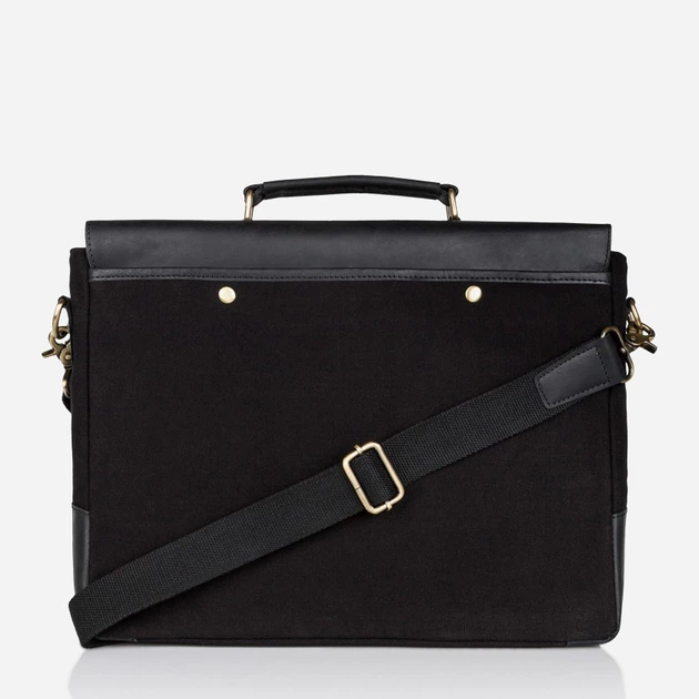 Torba na ramię męska duża Paolo Peruzzi T-07-BL Czarna (5903754436925) - obraz 4