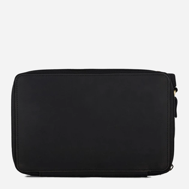 Сумка-клатч чоловіча з натуральної шкіри Paolo Peruzzi T-26-HBL Графітова (5904365073967) - зображення 4