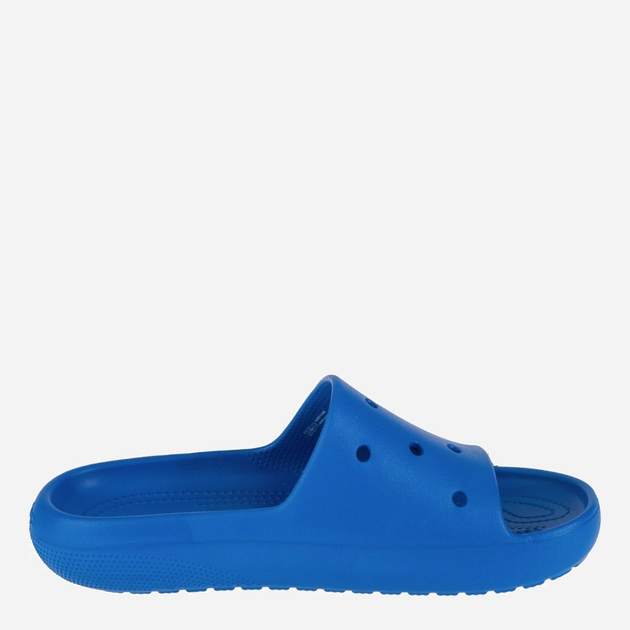 Акція на Чоловічі шльопанці для пляжу Crocs Classic Slide v2 209401-4KZ 41/42 (M8/W10) 26 см Сині від Rozetka