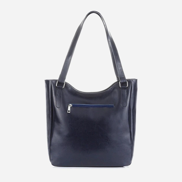 Сумка-шоппер женская из натуральной кожи Paolo Peruzzi Z-09-NAVY Темно-синяя (5903754432002) - Фото 4 Сумка-шоппер женская из натуральной кожи Paolo Peruzzi Z-09-NAVY Темно-синяя (5903754432002) - изображение 4