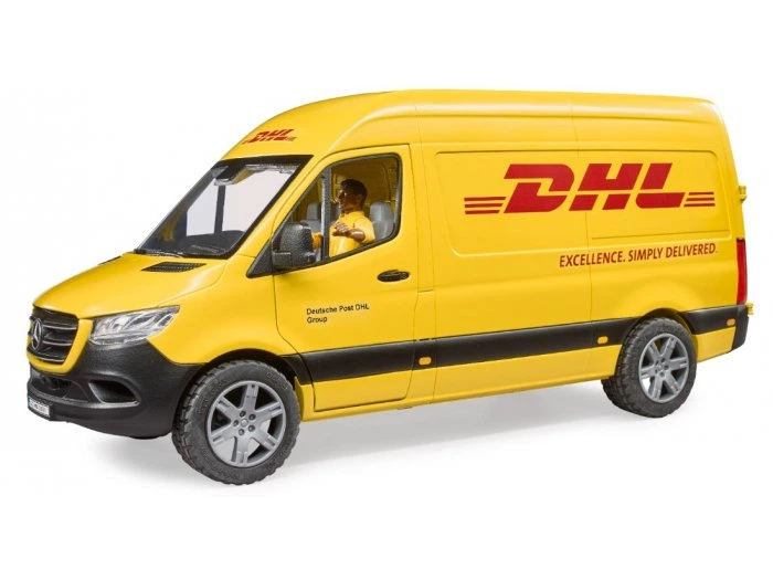 Машина Курьер DHL с фигуркой, Bruder, 2671 – игрушки с доставкой