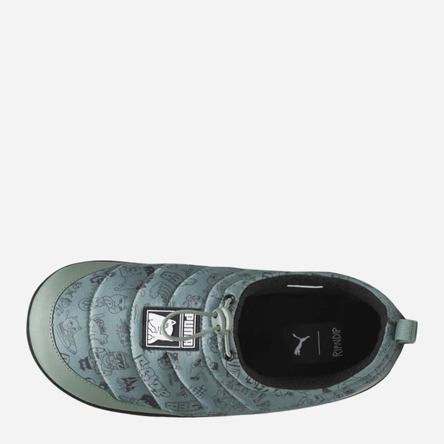 Чоловічі домашні капці утеплені з закритим носком Puma Tuff Plus RIPNDIP 393540-01 42 (8UK) 27 см Блакитні (4099683181393) - зображення 5