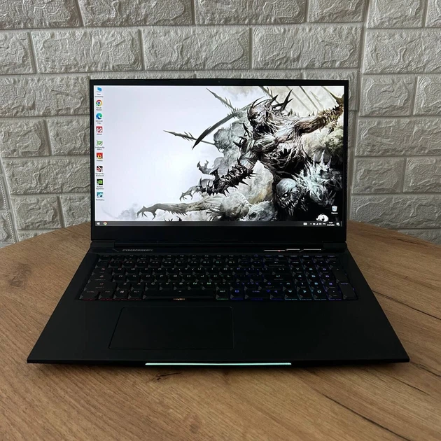 Игровой ноутбук Б-класс Cyber Power Tracer III Extreme 17R / 17.3" (1920x1080) IPS / Intel Core i7-9750H (6 (12) ядер по 2.6 - 4.5 GHz) / 16 GB DDR4 / 128 GB SSD + 500 GB HDD / nVidia GeForce RTX 2060, 6 GB GDDR6, 192-bit / WebCam б/у - изображение 2