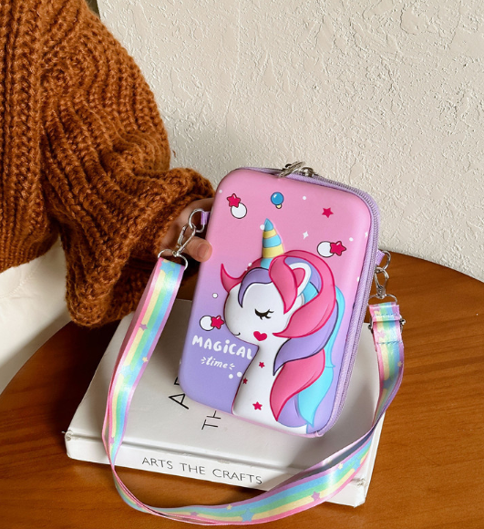 Дитяча сумка месенджер через плече для дівчаток Єдиноріг Unicorn рожевий (AN)32261 - Фото 1 Дитяча сумка месенджер через плече для дівчаток Єдиноріг Unicorn рожевий (AN)32261 - зображення 1