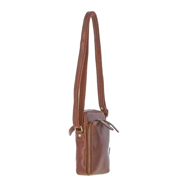 Cумка мужская для телефона Ashwood K41 CHESTNUT - изображение 7