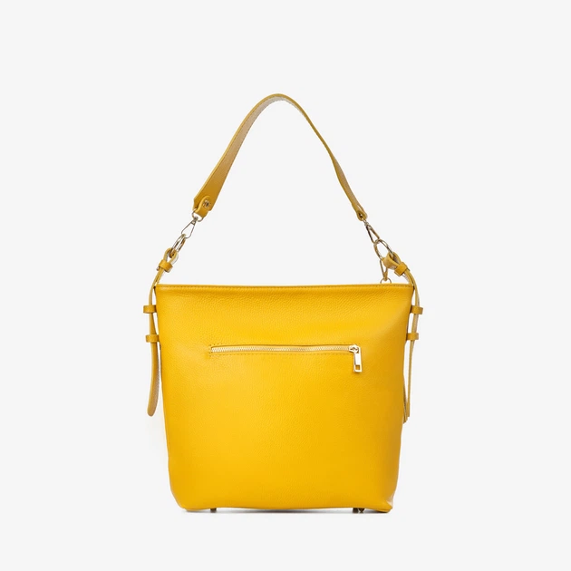 Сумка женская кожаная шоппер средняя Regina Notte Shopper 3690 Желтый - Фото 3 Сумка женская кожаная шоппер средняя Regina Notte Shopper 3690 Желтый - изображение 3