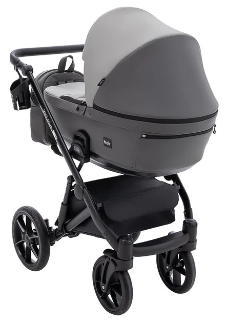 Коляска 2 в 1 Bair Kiwi Plus ECO BKP-21/15 сірий/графіт - Фото 4 Коляска 2 в 1 Bair Kiwi Plus ECO BKP-21/15 сірий/графіт - зображення 4