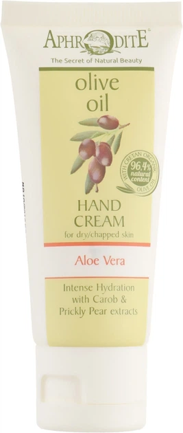 Крем для рук з екстрактом алое віра - Aphrodite Aloe Vera Hand Cream 100ml. - Фото 1 Крем для рук з екстрактом алое віра - Aphrodite Aloe Vera Hand Cream 100ml. - зображення 1