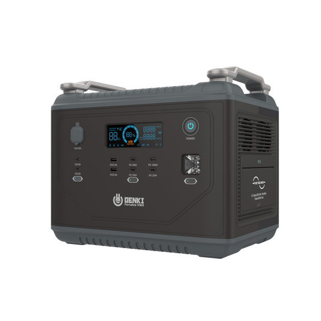 ＊genki wanko＊ Портативная зарядная станция GENKI GK-2000 (2000 W, LiFePO4