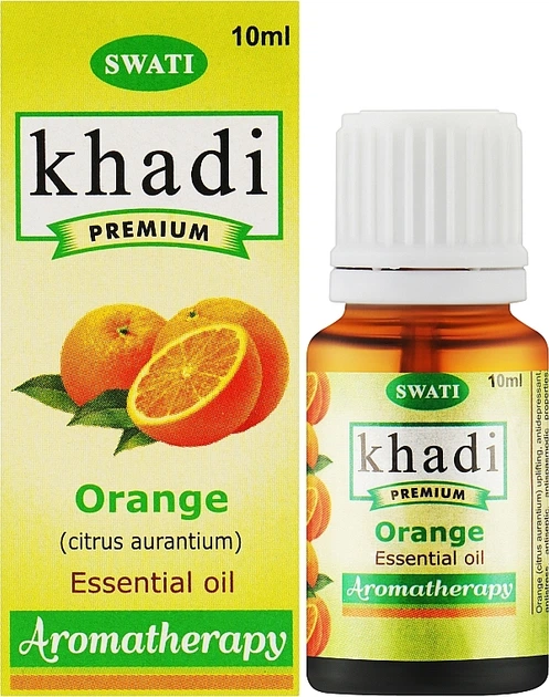 Эфирное масло "Апельсин" - Khadi Swati Premium Essential Oil 10ml (1228688-31100957) - Фото 2 Эфирное масло "Апельсин" - Khadi Swati Premium Essential Oil 10ml (1228688-31100957) - изображение 2