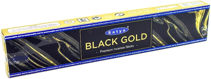 Благовония премиум "Черное Золото" - Satya Black Gold Premium Incense Sticks 15g (1334501-6331730) - Фото 1 Благовония премиум "Черное Золото" - Satya Black Gold Premium Incense Sticks 15g (1334501-6331730) - изображение 1