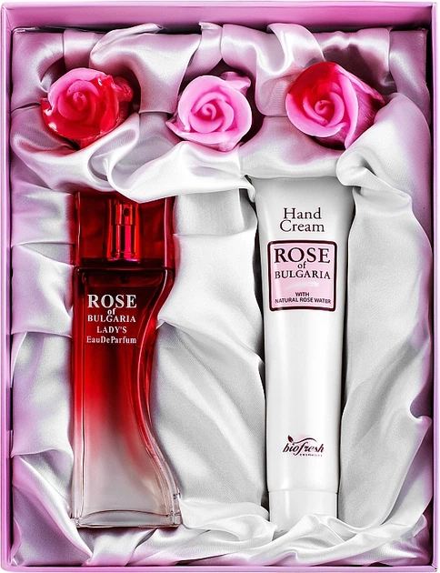 Набір (edp/50ml + cr/75ml + soap/3x30g) - BioFresh Rose of Bulgaria (1032389-144742) - зображення 2