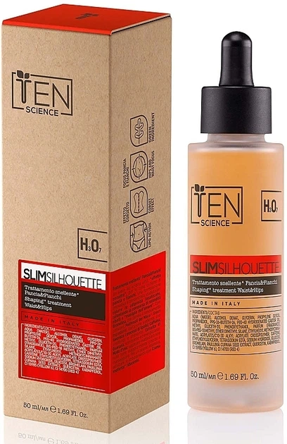 Сыворотка для корекции фигуры - Ten Science Ten Slim Silhouette Shaping Treatment Waist&Hips 50ml (1279377-11859113) - Фото 1 Сыворотка для корекции фигуры - Ten Science Ten Slim Silhouette Shaping Treatment Waist&Hips 50ml (1279377-11859113) - изображение 1