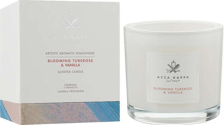 Ароматична свічка "Tuberose and Vanilla" - Acca Kappa Scented Candle 180g (762889-12377949) - Фото 2 Ароматична свічка "Tuberose and Vanilla" - Acca Kappa Scented Candle 180g (762889-12377949) - зображення 2