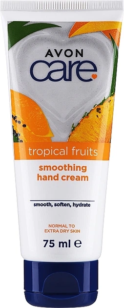 Крем для рук с экстрактами фруктов - Avon Care Tropical Fruits Smoothing Hand Cream 75ml (1302836-1654490) - Фото 1 Крем для рук с экстрактами фруктов - Avon Care Tropical Fruits Smoothing Hand Cream 75ml (1302836-1654490) - изображение 1