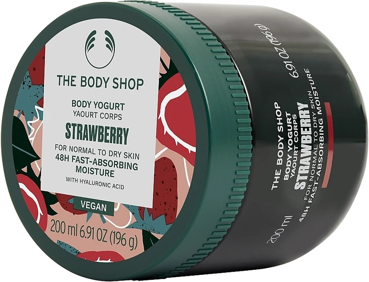 Йогурт для тіла "Полуниця" - The Body Shop Strawberry Body Yogurt 200ml (1288077-148695) - изображение 2