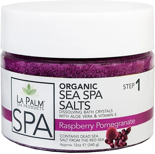 Соль для рук и ног с морскими минералами "Малина и гранат" - La Palm Sea SPA Raspberry Pomegranate 355ml (1329533-7973589) - Фото 1 Соль для рук и ног с морскими минералами "Малина и гранат" - La Palm Sea SPA Raspberry Pomegranate 355ml (1329533-7973589) - изображение 1
