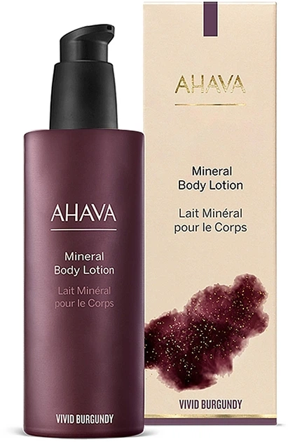 Минеральный лосьон для тела - Ahava Vivid Burgundy Mineral Body Lotion 250ml (1240823-9185588) - изображение 2