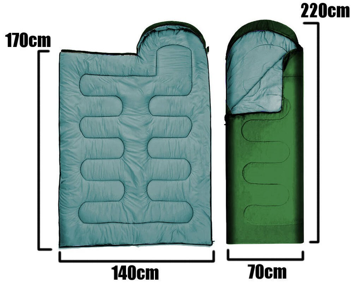 Śpiwór Bass Polska 2 w 1 BH 41998 Green (5902067626481) - obraz 3