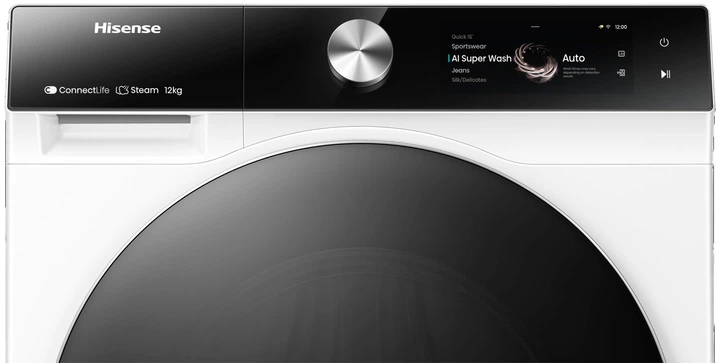 Стиральная машина Hisense WF7S1247BW + Сушильный автомат Hisense DH7S107BW (комплект) - изображение 9