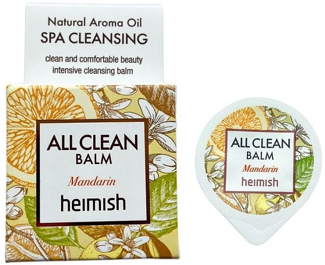 Очищающий бальзам для снятия макияжа с мандарином - Heimish All Clean Balm Mandarin (пробник) 5ml (997294-1290908-2) - Фото 1 Очищающий бальзам для снятия макияжа с мандарином - Heimish All Clean Balm Mandarin (пробник) 5ml (997294-1290908-2) - изображение 1