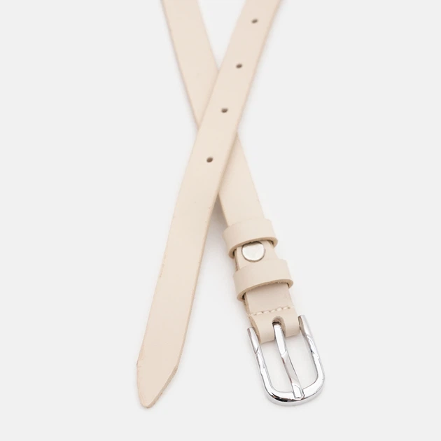 Ремень женский из натуральной кожи Laras 100v10genw56-h.beige 100 см Бежевый (6501033630) - изображение 3