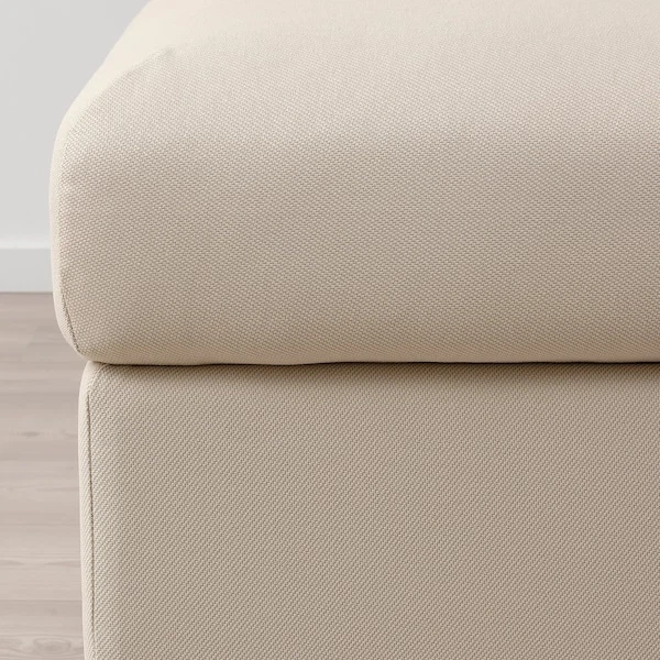 Підставка для ніг з місцем для зберігання IKEA VIMLE Hallarp бежева (693.925.95) - зображення 4