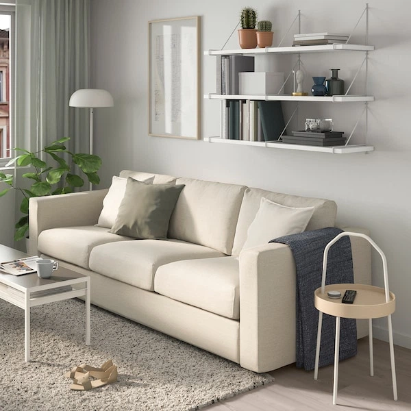 Набір настінних полиць IKEA BERGSHULT / PERSHULT 120х30 см білий (592.911.58) - зображення 4