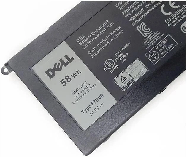 Батарея для ноутбука Dell Inspiron 15 7537 17 7737 14 7437 17 7776 (F7HVR 14.8V 58Wh) - Фото 2 Батарея для ноутбука Dell Inspiron 15 7537 17 7737 14 7437 17 7776 (F7HVR 14.8V 58Wh) - изображение 2