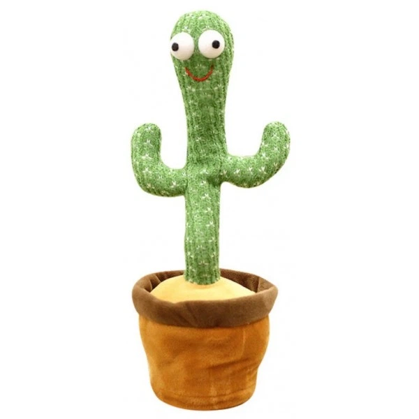 Говорящий Кактус "Dancing Cactus" Танцующий кактус "Take Easy" Поющий кактус зеленый (7598729) - изображение 8