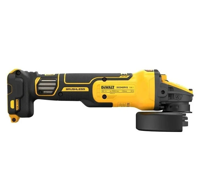 Шліфмашина кутова акумуляторна DeWalt з АКБ та ЗП DCG409VST1 - зображення 6