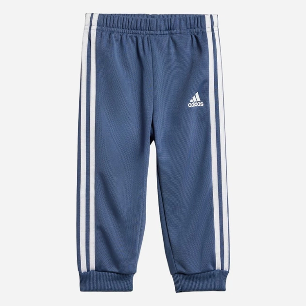 Dres dziecięcy dla dziewczynki (bluza + spodnie) adidas I 3S SHINY TS IS2501 86 cm Różowy/Granatowy (4067891892486) - obraz 4