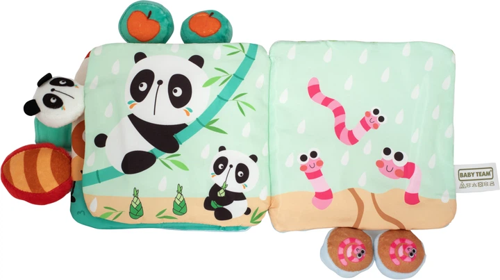 Игрушка-книжка Baby Team текстильная с погремушкой (8721) - изображение 5
