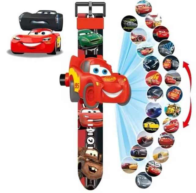 Дитячий проекційний годинник Cars наручний годинник для дітей Блискавка Маккуїн з проектором та 24 видами зображень (87057845) - Фото 1 Дитячий проекційний годинник Cars наручний годинник для дітей Блискавка Маккуїн з проектором та 24 видами зображень (87057845) - зображення 1
