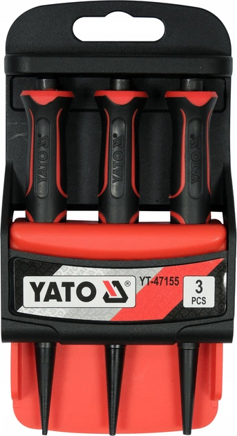Бородки Слесарные Ø 0.8, 1.6, 2.4 мм, L=125 мм Набор 3 шт YATO (YT-47155) - Фото 5 Бородки Слесарные Ø 0.8, 1.6, 2.4 мм, L=125 мм Набор 3 шт YATO (YT-47155) - изображение 5
