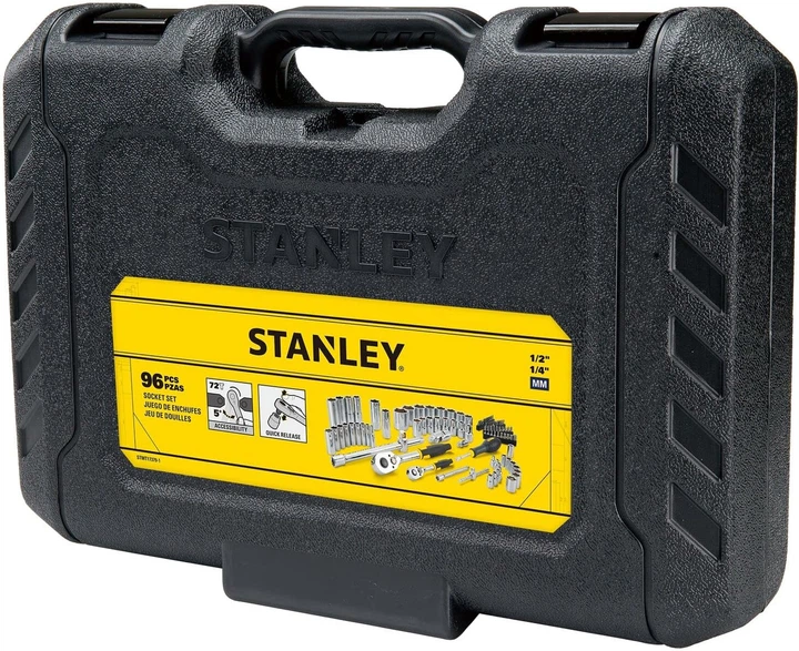 Набір Інструментів STANLEY 1/2" та 1/4" 96 шт (STMT17379-1) - Фото 4 Набір Інструментів STANLEY 1/2" та 1/4" 96 шт (STMT17379-1) - зображення 4